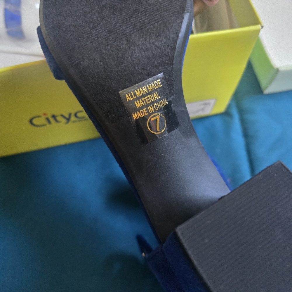 Cityclassified Women's Blue Sandals - Picture 4 of 7